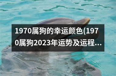 1970属狗的幸运颜色(1970属狗2025年运势及运程每月运程)