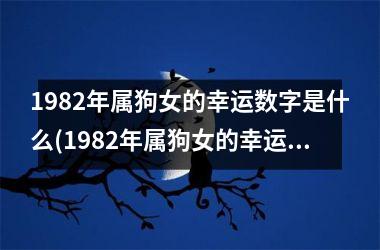 <h3>1982年属狗女的幸运数字是什么(1982年属狗女的幸运数字)