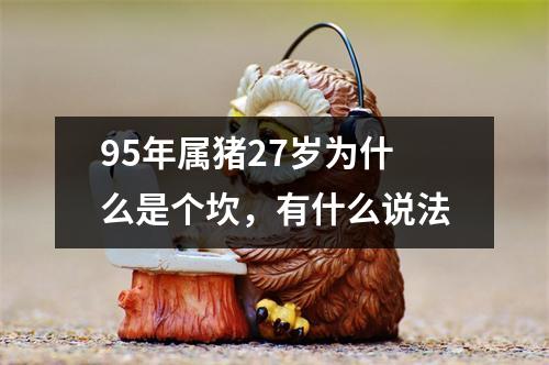 95年属猪27岁为什么是个坎，有什么说法