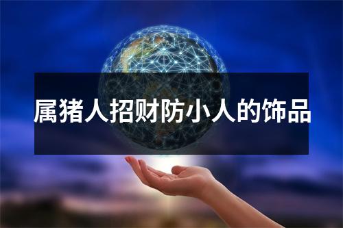 属猪人招财防小人的饰品