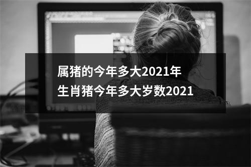 属猪的今年多大2025年生肖猪今年多大岁数2025