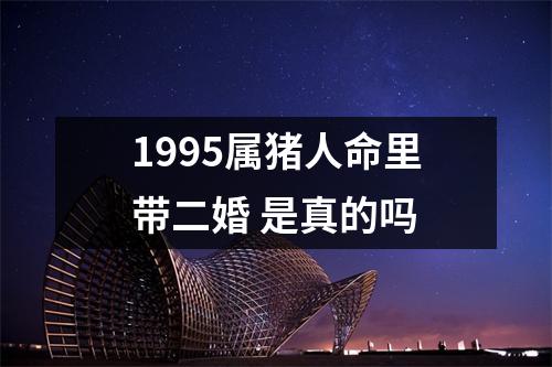 1995属猪人命里带二婚是真的吗
