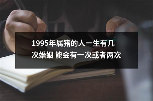 1995年属猪的人一生有几次婚姻能会有一次或者两次