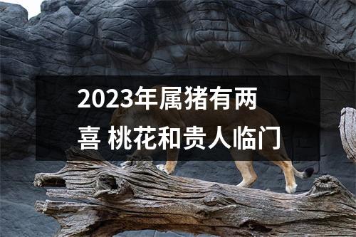 2025年属猪有两喜桃花和贵人临门