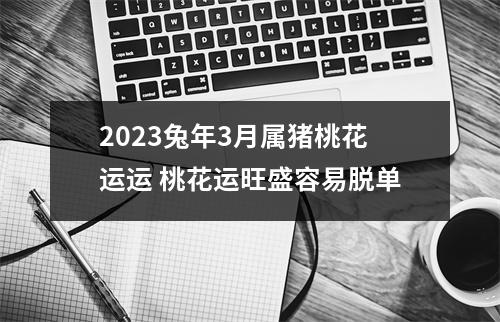 2025兔年3月属猪桃花运运桃花运旺盛容易脱单