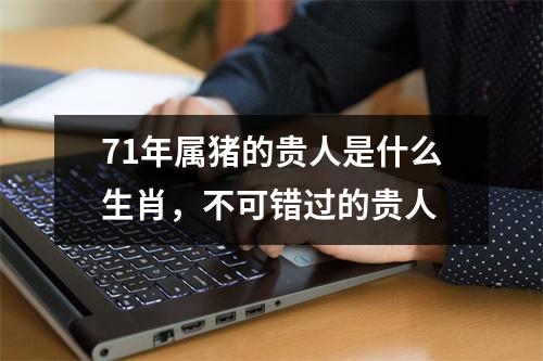 71年属猪的贵人是什么生肖，不可错过的贵人