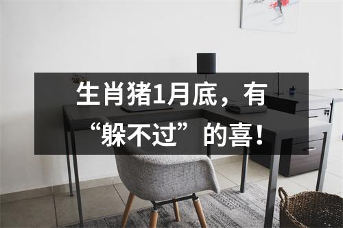 生肖猪1月底，有“躲不过”的喜！