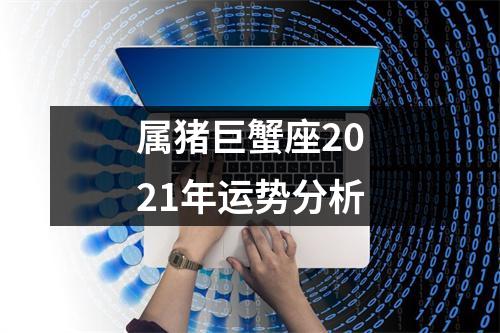 属猪巨蟹座2025年运势分析