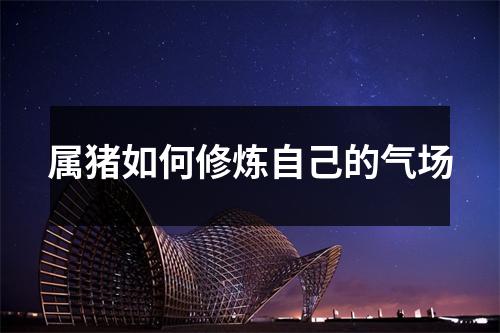 属猪如何修炼自己的气场