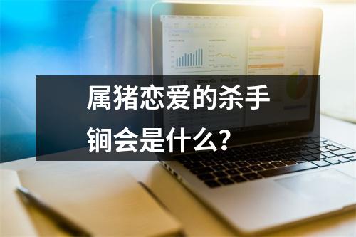 属猪恋爱的杀手锏会是什么？