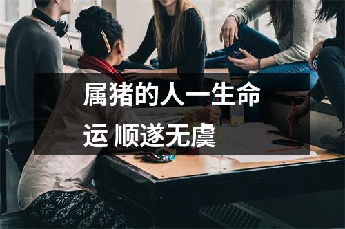 属猪的人一生命运顺遂无虞