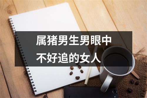 属猪男生男眼中不好追的女人