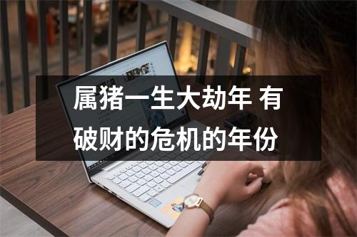 属猪一生大劫年有破财的危机的年份