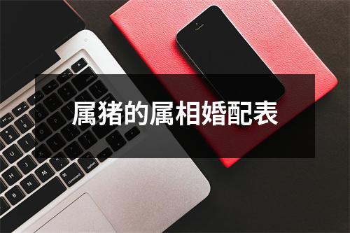 属猪的属相婚配表