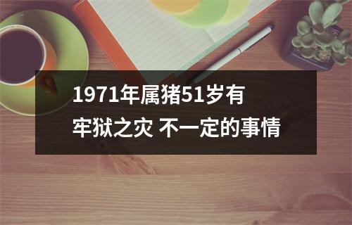 1971年属猪51岁有牢狱之灾不一定的事情