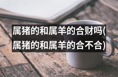 属猪的和属羊的合财吗(属猪的和属羊的合不合)