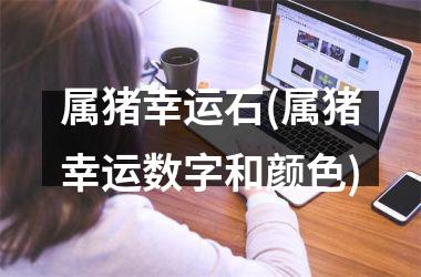 属猪幸运石(属猪幸运数字和颜色)