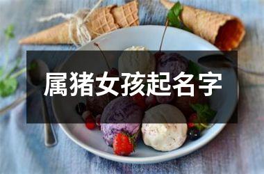 属猪女孩起名字