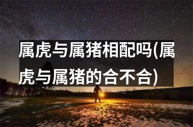 <h3>属虎与属猪相配吗(属虎与属猪的合不合)