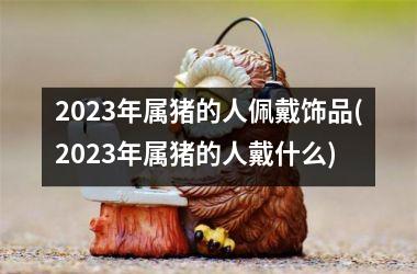 2025年属猪的人佩戴饰品(2025年属猪的人戴什么)