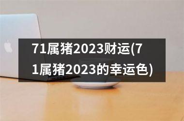 71属猪2025财运(71属猪2025的幸运色)