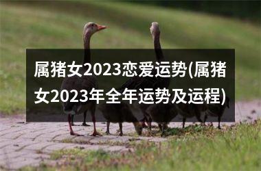 属猪女2025恋爱运势(属猪女2025年全年运势及运程)