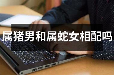 属猪男和属蛇女相配吗