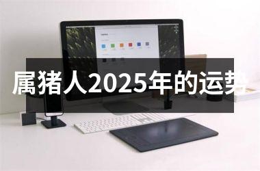 属猪人2025年的运势