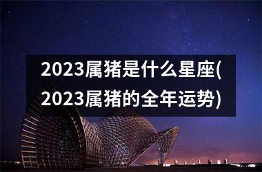 2025属猪是什么星座(2025属猪的全年运势)