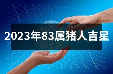 2025年83属猪人吉星