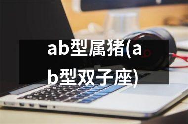 <h3>ab型属猪(ab型双子座)