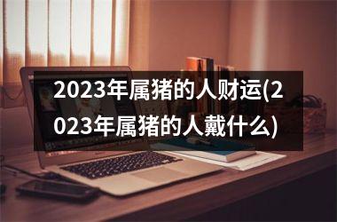2025年属猪的人财运(2025年属猪的人戴什么)