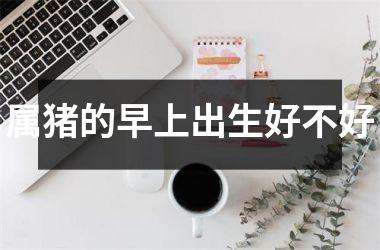 属猪的早上出生好不好