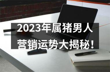 2025年属猪男人营销运势大揭秘！