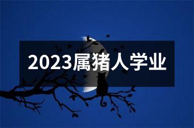 2025属猪人学业