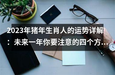 2025年猪年生肖人的运势详解：未来一年你要注意的四个方面
