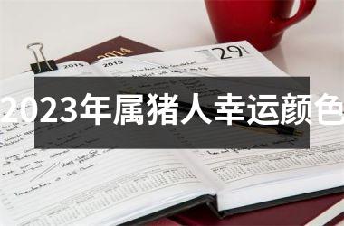 2025年属猪人幸运颜色