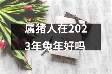 <h3>属猪人在2025年兔年好吗
