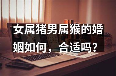 女属猪男属猴的婚姻如何，合适吗？