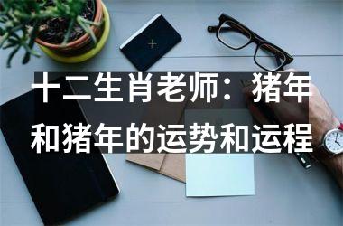 十二生肖老师：猪年和猪年的运势和运程