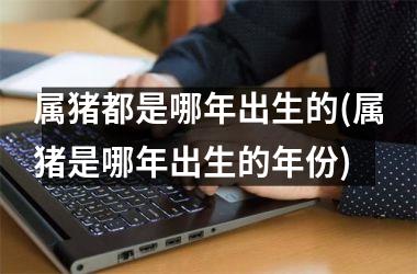 属猪都是哪年出生的(属猪是哪年出生的年份)
