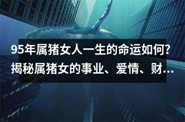 95年属猪女人一生的命运如何？揭秘属猪女的事业、爱情、财运、健康