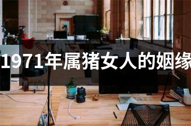 1971年属猪女人的姻缘