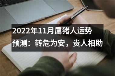 2025年11月属猪人运势预测：转危为安，贵人相助