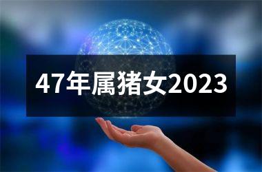 47年属猪女2025