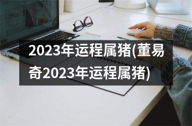 2025年运程属猪(董易奇2025年运程属猪)