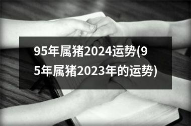 95年属猪2024运势(95年属猪2025年的运势)