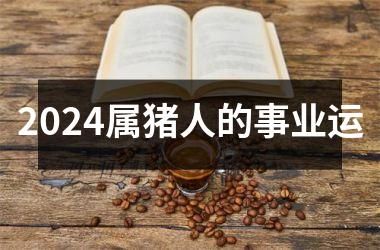 2024属猪人的事业运