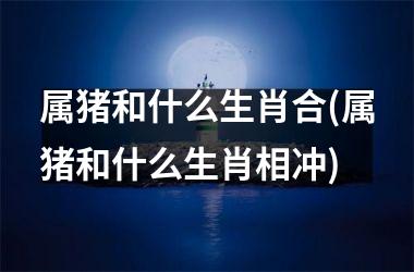 属猪和什么生肖合(属猪和什么生肖相冲)