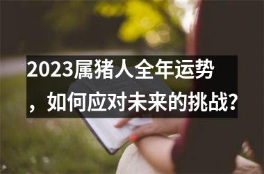2025属猪人全年运势，如何应对未来的挑战？